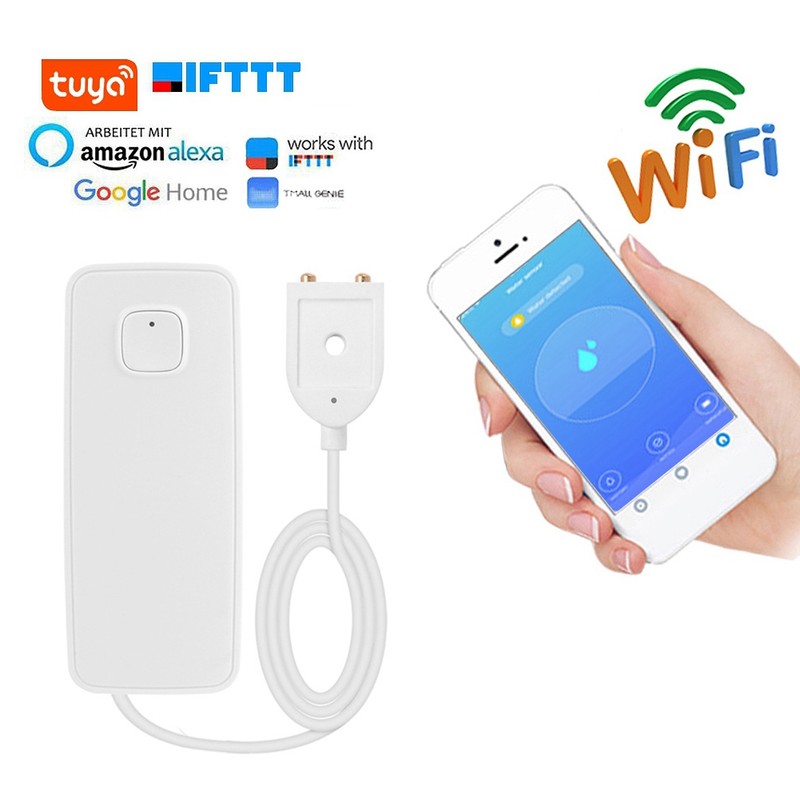 IP67 2.4GHz WiFi Home Water Level Detector Leakage Alarm Sensor