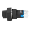 25Pcs Knob Selector Switch Self Locking 3 Speed with Light
