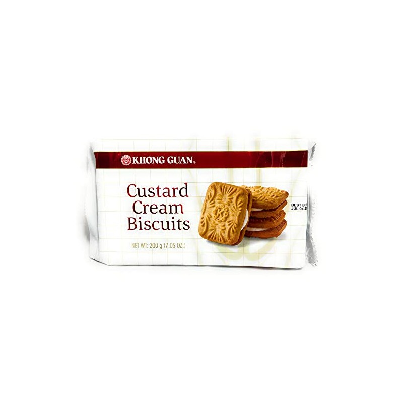 Custard Cream Biscuits - 7.05oz [Pack of 1]