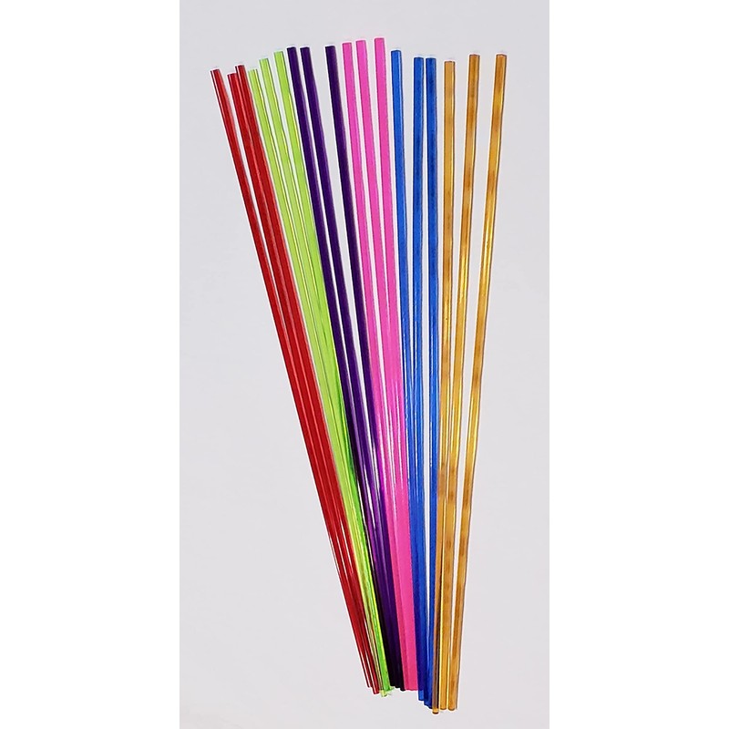 Best Acrylics 18 x 6 Colored 1/8' Acrylic Plexiglass Rods: