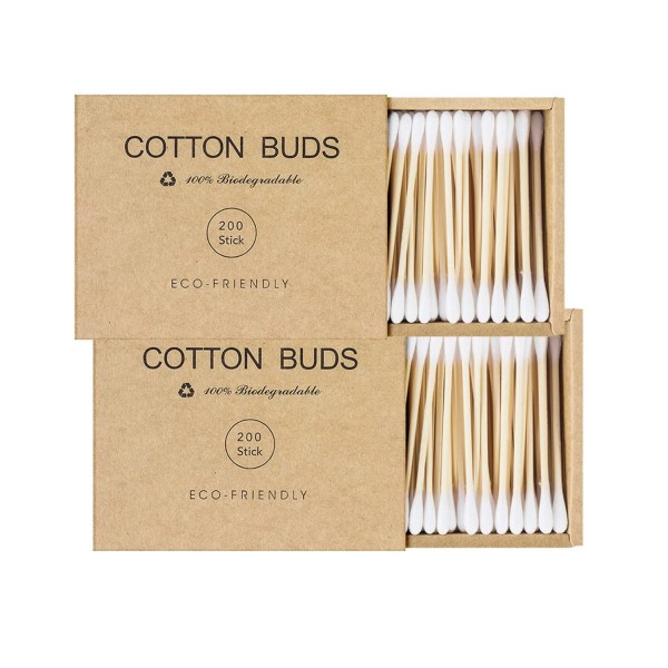 Brand: Kiemeu Bamboo Qtips Cotton Swabs With Wooden Sticks Q