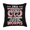 Worm Composting Bin Vermicomposting Bin Worm Farm Composter Throw Pillow