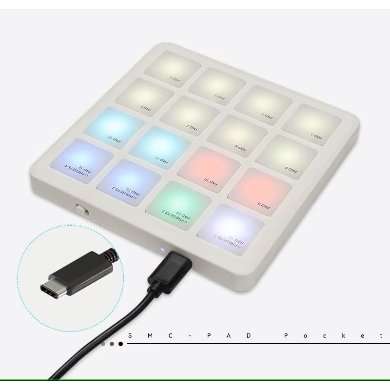 M-Vave SMC Pad Pocket Bluetooth Midi Controller