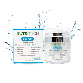 Gel para ojos con peptidos, stem cells, acido hialuronico, vitamina e y ginko biloba, ideales para el contorno de los ojos                            
