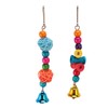 Bird Toy Set Colorful Boredom Relief Chewing Climbing Parrot Swing