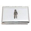 Soldier Metal Notepad Memo Card Holder & Pen Set Free