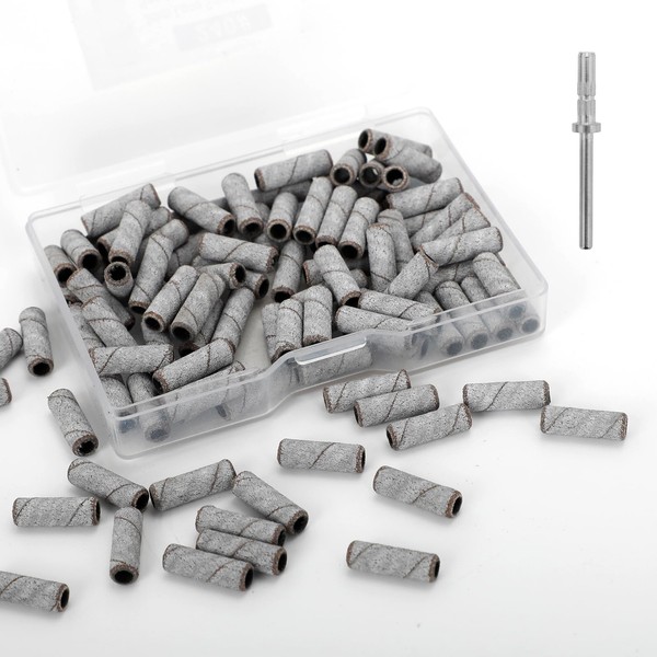 102 Pcs Mini Nail Sanding Bands, 180 Grit Small Sanding