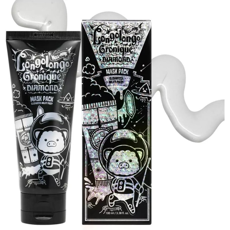 Elizavecca [ELIZAVECCA] HELL PORE LONGOLONGO GRONIQUE DIAMOND MASK PACK,100ML-US SELLER