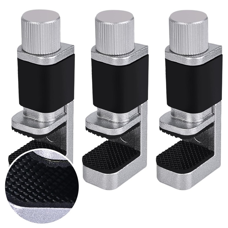 Nizirioo Pack of 6 Adjustable Metal Clamp Attachment, LCD Display