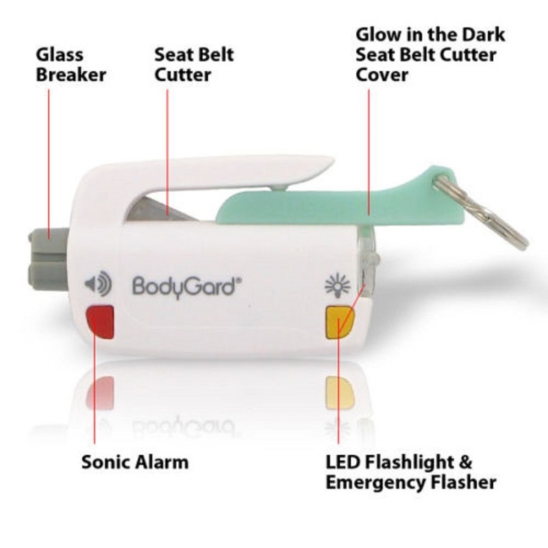 SWISS TECH 5 in 1 BODYGARD Multi-Function AUTOMOBILE Emergency Tools,