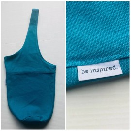 Be Inspired LOT OF 12 - Be Inspired Brand Yoga Mat Sling Bag Lake Green Wholesale Bulk