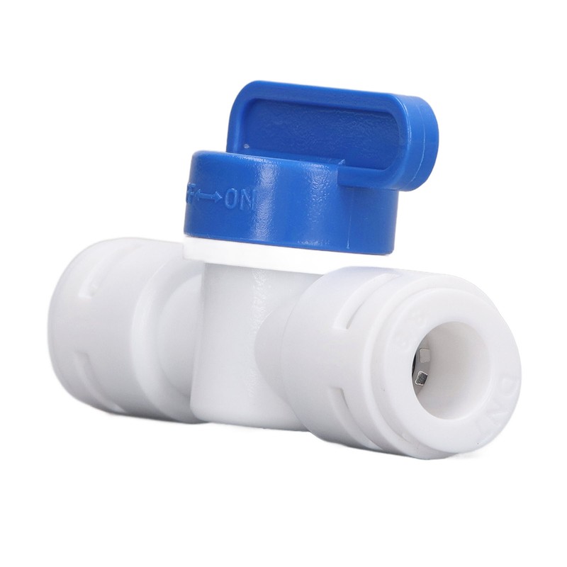 10Pcs Inline Shut Off Ball Valve 3/8in OD Plastic Quick