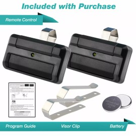 For LiftMaster Sale 2 For 811LM Liftmaster Garage Door Opener Remote Control Dip Switch Program