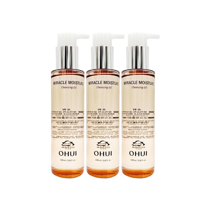 NEW Ohui Miracle Moisture Cleansing Oil 150ml 3pcs / NEW