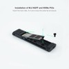 Tooq TQE-2223B Black Aluminum Simple Opening USB 3.1 Gen2 10Gbps