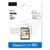 Team 64GB UHS-I U3 V30 SD Card 4k Video Support,