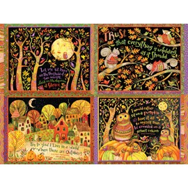 Cobble Hill 275 Piece Easy-Handling Puzzle - Autumn Reflections - Sample Poster Included
