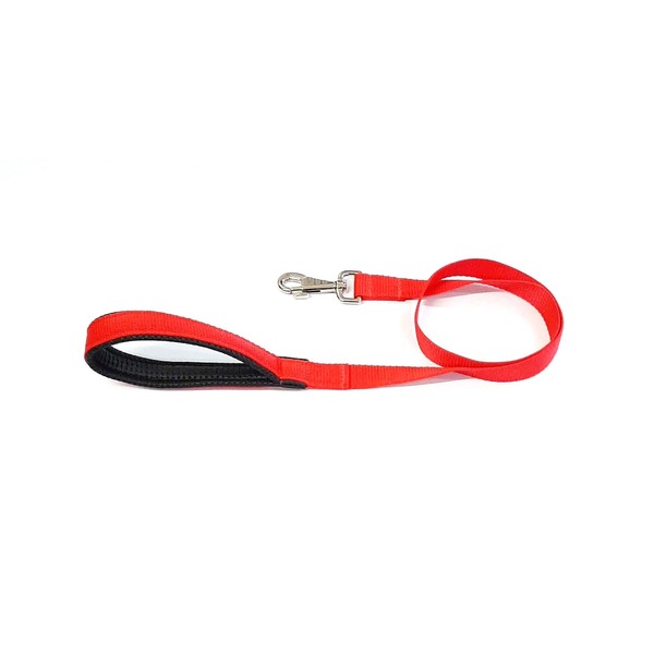 Short Dog Lead With Padded Handle Walking Training Leash Close