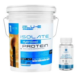 Proteína Whey Isolate Blu-e 5kg + Glúteo Peptona Dinasty
