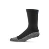 Dr. Comfort Extra-Roomy Crew Socks, Medium, Black