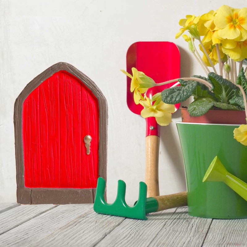 VFM - Fairy Sized Red Door & Window - Magical