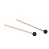 2Pcs Ethereal Drumstick Maple Percussion Drum Sticks Rubber Round Head