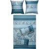 Erwin Müller Bed Linen Mako Satin Blue Size 155 x