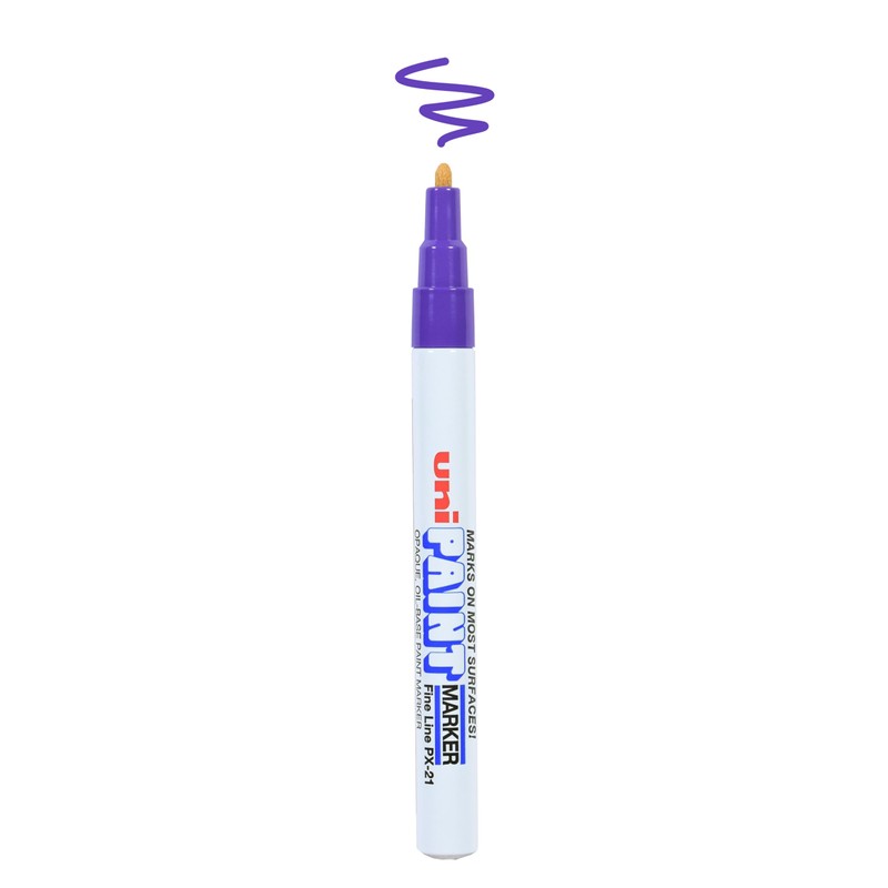 Uni-Ball Uni Paint PX-21 Oil-Based Paint Markers, Fine Line (1.2mm),