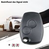 HooRLZ Key Shell for R-enault Twingo Kangoo Clio Modus Key,