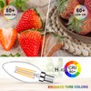 Ascher E12 Candelabra LED Light Bulbs 60 Watt Equivalent, Warm