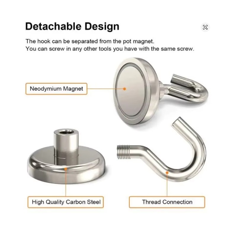 10PCS Strong Magnetic Hooks for Home & Kitchen – Multi-Purpose