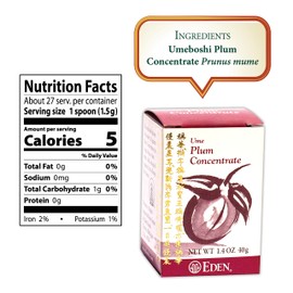 Eden Ume Plum Concentrate, Bainiku Ekisu, 1.4 oz