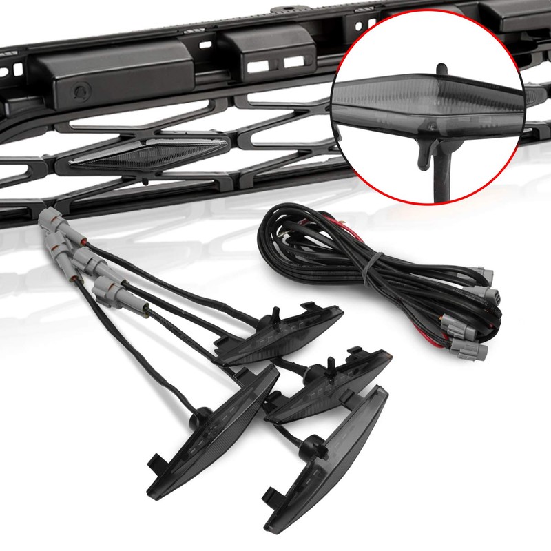 Seven Sparta 4 PCS Grill Led Lights Compatible with Toyota