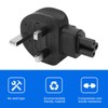 2PCS to IEC320 C5 Power Adapter 13A PDU Chassis Power