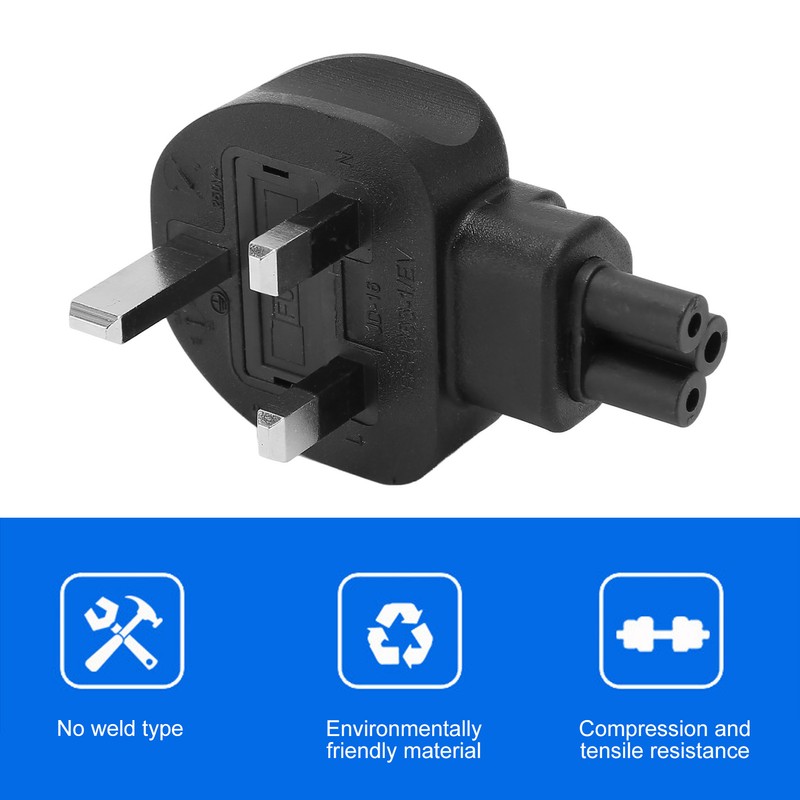 2PCS to IEC320 C5 Power Adapter 13A PDU Chassis Power