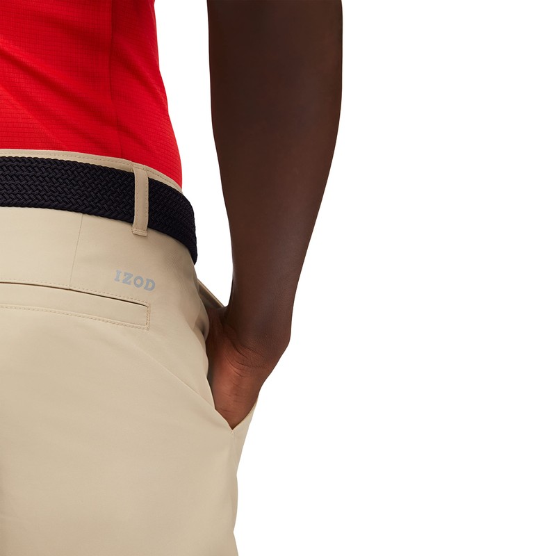 IZOD Boys' Performance Golf Swingflex Stretch Straight Fit Shorts, Monument