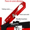 Bike Hydraulic Hose Cutter, Needle Driver & 8pcs Brass Olives