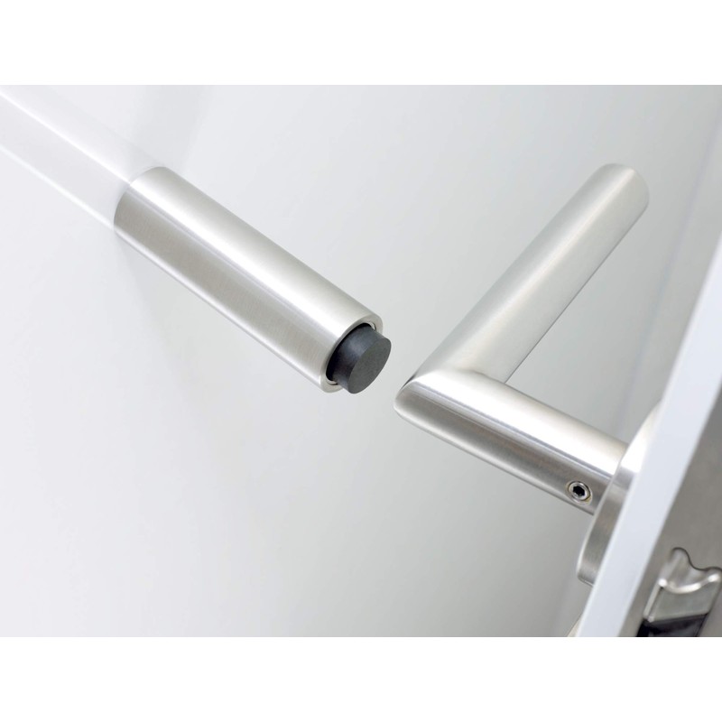 PHOS Design Wall Door Stopper with Rubber Buffers, Diameter 25