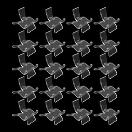 WANGCL 20PCS Acrylic Rock Display Stands Small Collectibles Display Holder for Rock Mineral Agate Fossil Coral Crystal Gemstone etc