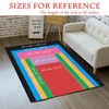 Gamer Area Rugs for Gamer Bedroom Living Room Black Gamepad