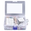 Spacnana 1500PCS Electronic Parts, Resistors, Capacitors, LED Diodes, Electronic Kit