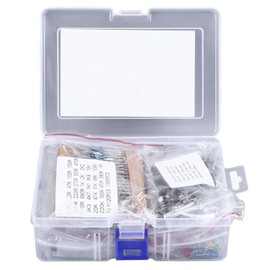 Spacnana 1500PCS Electronic Parts, Resistors, Capacitors, LED Diodes, Electronic Kit for Electronic Applications