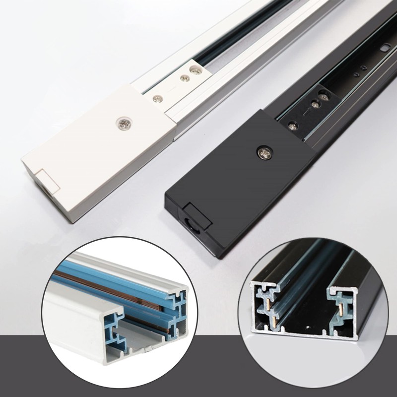 H Track Lighting Rails Kit 120V 3.3FT 3-Wire H Type