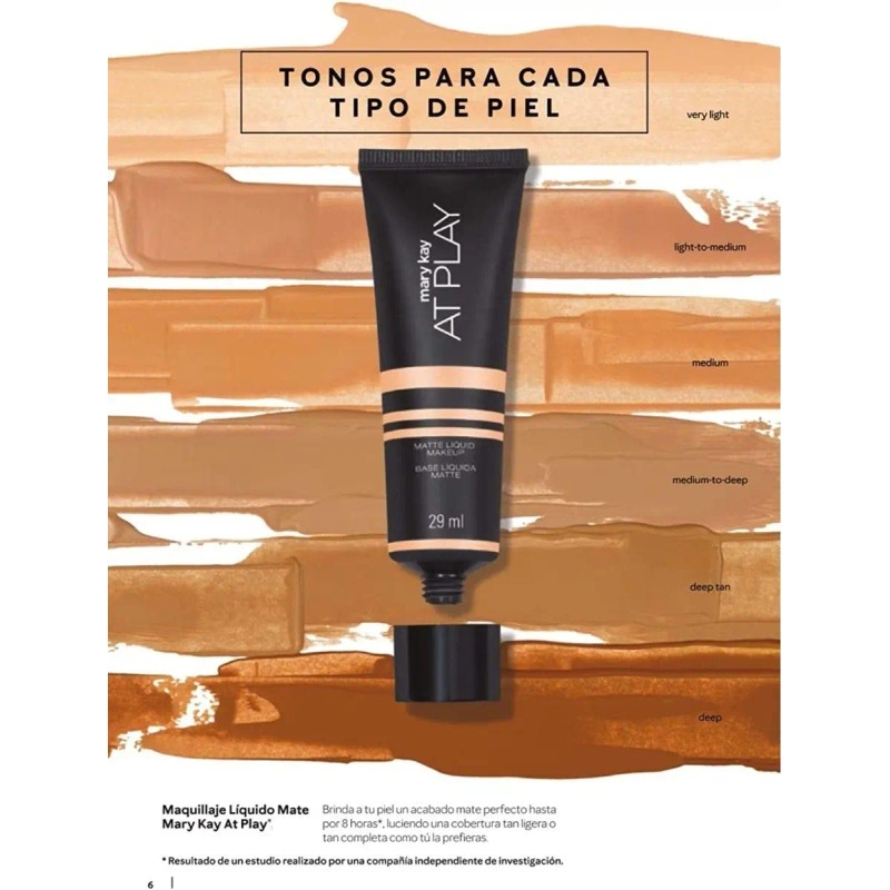 Mary Kay At Play Maquillaje Liquido Mate 8 Hrs Duracion