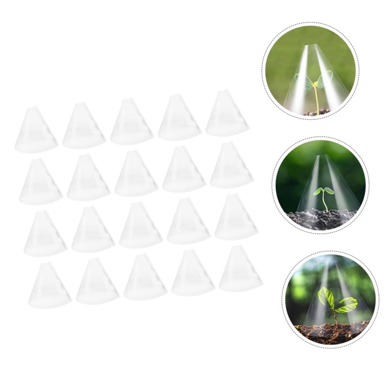 Levemolo 20pcs Plant Frost Guard Covers Freeze Protection Plant Covers