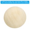 PATIKIL 30mm Half Wood Beads, 30 Pack Unfinished Natural Wooden