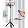 Selfie-Stick, 70 cm Ausziehbares Selfie-Stick-Stativ, Telefonstativ mit Fernbedienung für Gruppen-Selfies/Live-Streaming,