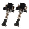 Laroal 2Pcs Push-Pull Switch 12V/24V 20mm Vehicle Motorcycle On-Off Push