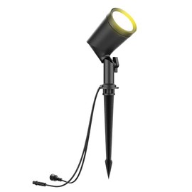 ZYAN Black Spotlight Replacement with 2 Wire for 4 Pack Warm White Landscape Lights, Not Suitable Smart RGBW Spotlight