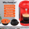 i Cafilas Refillable Coffee Capsule for Tassimoo Boosch, Reusable Refill